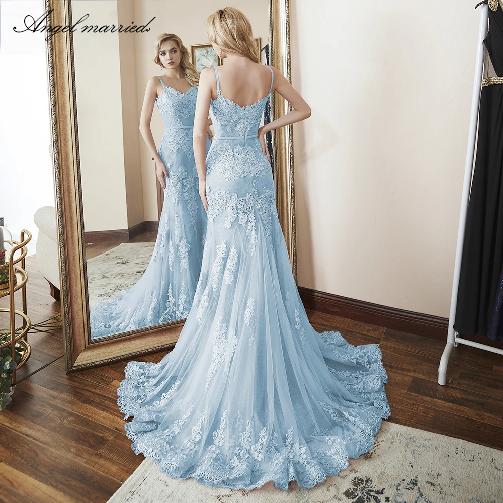 Angel married lace evening dress mermaid prom dresses womens pageant dress formal party dress vestido de festa
Angel married lace evening dress mermaid prom dresses womens pageant dress formal party dress vestido de festa