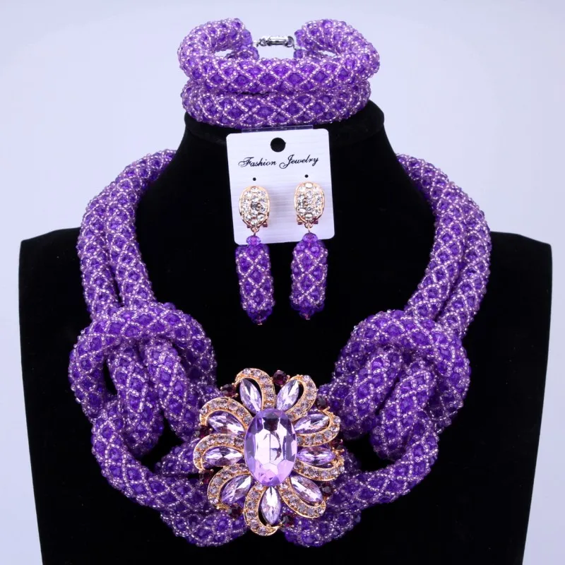 Wholesale Jewelry Sets Purple Owl African Necklace Sets For Women Crystal Nigerian Beads For Bride Wedding Ladies Free Shipping
Wholesale Jewelry Sets Purple Owl African Necklace Sets For Women Crystal Nigerian Beads For Bride Wedding Ladies Free Shipping