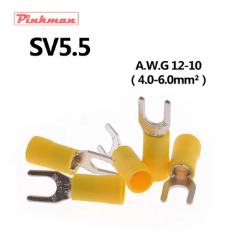 SV5.5 SV5-4 SV5-5 SV5-6 Cold pressed terminals Cable Wire Connector Insulated Terminals for AWG 12-10 cable 4-6mm2 SV5 SV
SV5.5 SV5-4 SV5-5 SV5-6 Cold pressed terminals Cable Wire Connector Insulated Terminals for AWG 12-10 cable 4-6mm2 SV5 SV