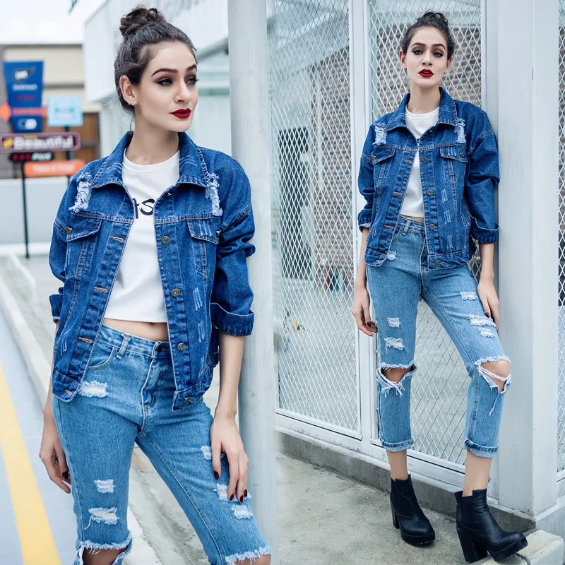 2018 Spring Autumn Women Bf Basic Denim Jacket Long Sleeve Loose Female Jeans Coat Female Casual Vintage Outwear
2018 Spring Autumn Women Bf Basic Denim Jacket Long Sleeve Loose Female Jeans Coat Female Casual Vintage Outwear