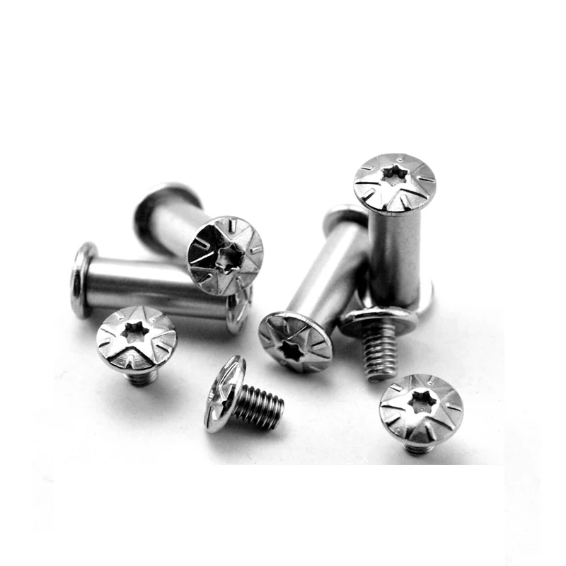 10pcs Pentagram Five star pattern inner hexagon Handmade Knife Produce Handle rivet screw 5MM 6MM diameter steel screw
10pcs Pentagram Five star pattern inner hexagon Handmade Knife Produce Handle rivet screw 5MM 6MM diameter steel screw