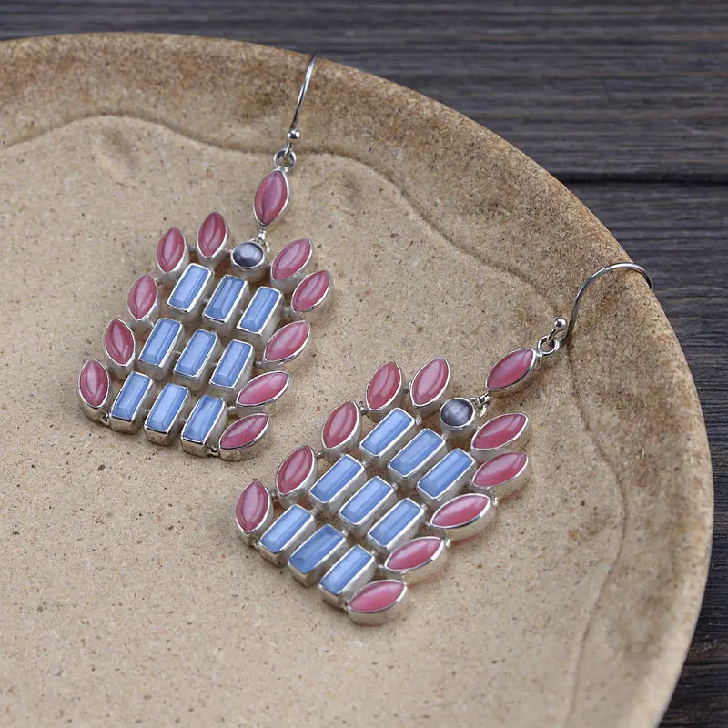 European and American fashion female Thai silver restoring ancient ways process set Shi Yin eardrop adorn article
European and American fashion female Thai silver restoring ancient ways process set Shi Yin eardrop adorn article