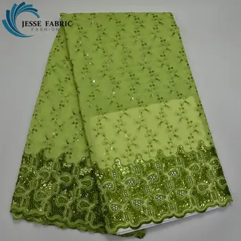 2019 Newest African French lace fabric With sequins Small Flower design beautiful cotton Nigerian lace fabric green for dress
2019 Newest African French lace fabric With sequins Small Flower design beautiful cotton Nigerian lace fabric green for dress