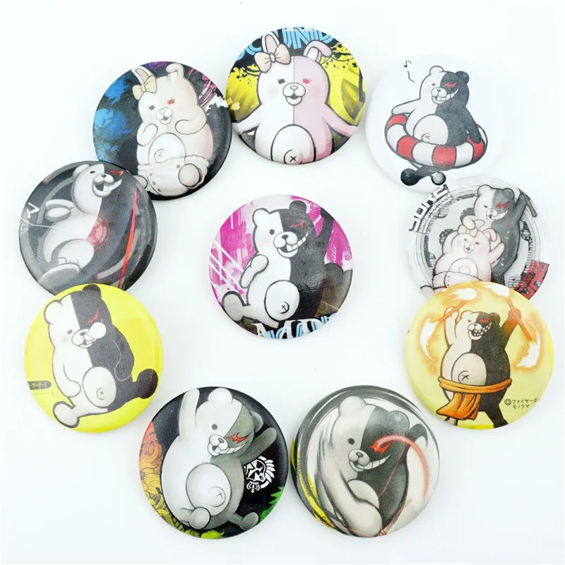 10Pcs/Set Japan Anime Danganronpa monokuma Pins Badges Brooch Chest Ornament Of the Clothing Accessoies Collection Cosplay Gift
10Pcs/Set Japan Anime Danganronpa monokuma Pins Badges Brooch Chest Ornament Of the Clothing Accessoies Collection Cosplay Gift