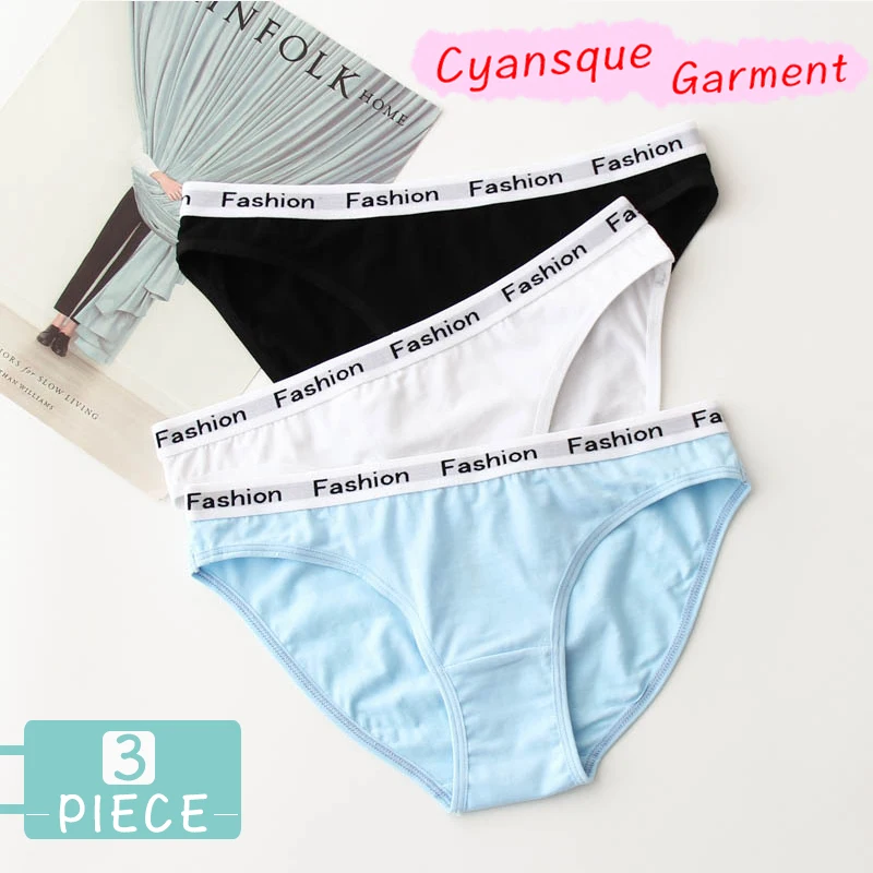 3pcs Female Panties women's underwear low waist sexy underwear woman cotton bikinis sport brief lingeri erotic tanga thong
3pcs Female Panties women's underwear low waist sexy underwear woman cotton bikinis sport brief lingeri erotic tanga thong