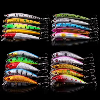 WALK FISH 20PCS/Lot Minnow Fishing Lures 2 Models Crankbait Spinner Baits Wobblers carp fishing Fly Fishing Lure Set
WALK FISH 20PCS/Lot Minnow Fishing Lures 2 Models Crankbait Spinner Baits Wobblers carp fishing Fly Fishing Lure Set