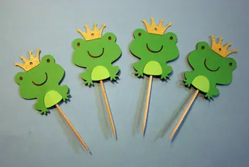 Prince Charming Frog wedding Cupcake Toppers Food Picks Bridal Shower engagement birthday party decorations
Prince Charming Frog wedding Cupcake Toppers Food Picks Bridal Shower engagement birthday party decorations