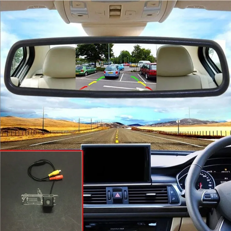 5inch TFT LCD Color Auto Mirror Monitors Car Monitor Parking Assistance + Car Rear View Camera For Renault Twingo 2 II 2007~2014
5inch TFT LCD Color Auto Mirror Monitors Car Monitor Parking Assistance + Car Rear View Camera For Renault Twingo 2 II 2007~2014
