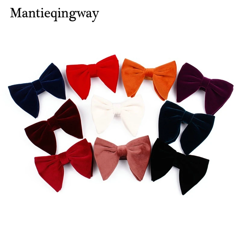 Mantieqingway New Fashion Velvet Big Bowties for Women Mens Groom Wedding Bow Tie Skinny Solid Color Gravatas Slim Black Cravat
Mantieqingway New Fashion Velvet Big Bowties for Women Mens Groom Wedding Bow Tie Skinny Solid Color Gravatas Slim Black Cravat