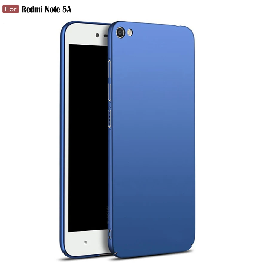 Чехол для Xiaomi Redmi Note 5A глобальная версия новый тонкий Матовый Жесткий чехол
