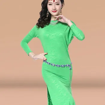2017 Belly Dance Skirt Belly Dance Costumes Women Cotton Costume Leotard Dress New Spring And Summer Practice Wear Sexy Slit
2017 Belly Dance Skirt Belly Dance Costumes Women Cotton Costume Leotard Dress New Spring And Summer Practice Wear Sexy Slit