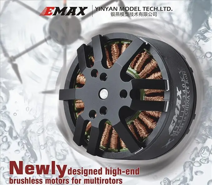 Новый микро электрический бесщеточный двигатель Emax MT5210 160KV / 290KV CW CCW для