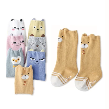 Toddler Warm Long Sock Kids knee high socks Baby Boy Girl Sock anti slip Funny Animals Cat Owl leg warmers For newborns infant
Toddler Warm Long Sock Kids knee high socks Baby Boy Girl Sock anti slip Funny Animals Cat Owl leg warmers For newborns infant