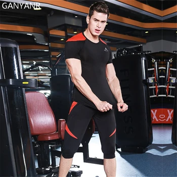GANYANR Mens Sport Suits Jogging Set Compression T Shirt Gym Sportswear Basketball Shorts Workout Tights Soccer Training Tennis
GANYANR Mens Sport Suits Jogging Set Compression T Shirt Gym Sportswear Basketball Shorts Workout Tights Soccer Training Tennis