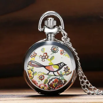 Cute Magpie Little Bird on The Tree Pettern Silver Mini Quarzt Pocket Watch Enamel Kid Women Girl Necklace Clcok Pendant Gifts
Cute Magpie Little Bird on The Tree Pettern Silver Mini Quarzt Pocket Watch Enamel Kid Women Girl Necklace Clcok Pendant Gifts