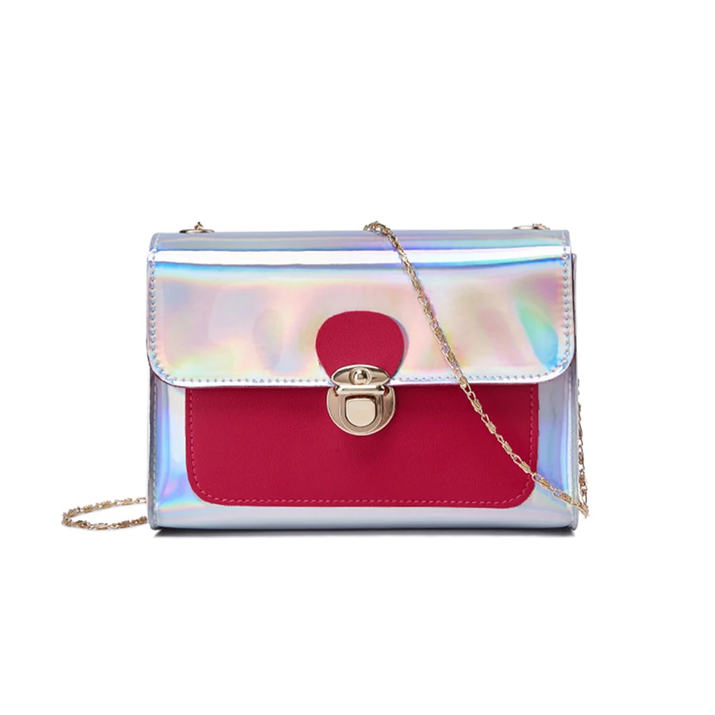 Fashion Sweet Women Small Messenger Bags Glitter Shoulder Bags Female Colorblock Chain Bag BS88
Fashion Sweet Women Small Messenger Bags Glitter Shoulder Bags Female Colorblock Chain Bag BS88