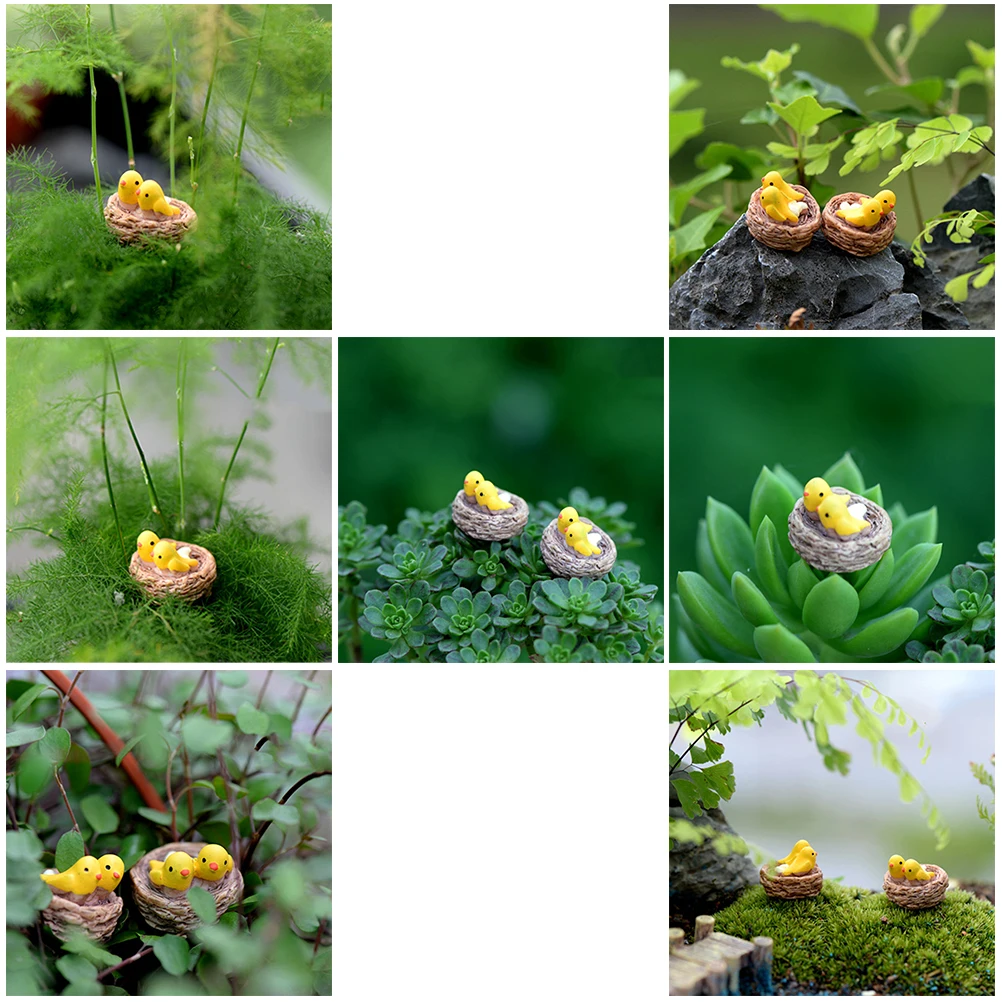 Mini Mini nest with birds fairy garden miniatures gnomes moss terrariums resin crafts figurines for home decoration accessories
Mini Mini nest with birds fairy garden miniatures gnomes moss terrariums resin crafts figurines for home decoration accessories
