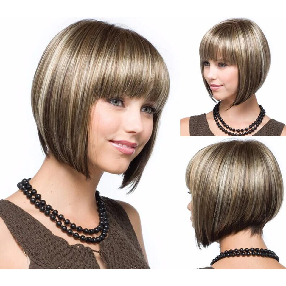 sofeel synthetic wigs goldway short ombre wig harajuku afro american wigs ombre wig with bangs