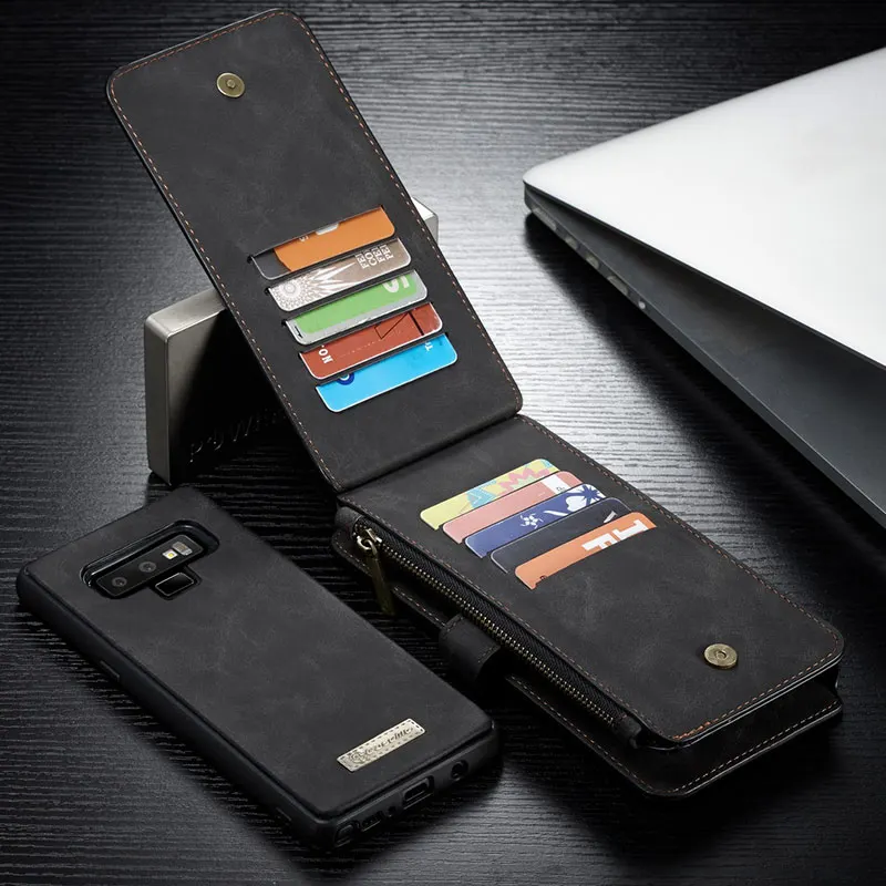 CaseMe for Samsung Note 10 8 9 Note10+ Zipper Wallet Magnetic Cover Retro Genuine Leather Case for Samsung Galaxy S10 S9 S8 Plus
CaseMe for Samsung Note 10 8 9 Note10+ Zipper Wallet Magnetic Cover Retro Genuine Leather Case for Samsung Galaxy S10 S9 S8 Plus