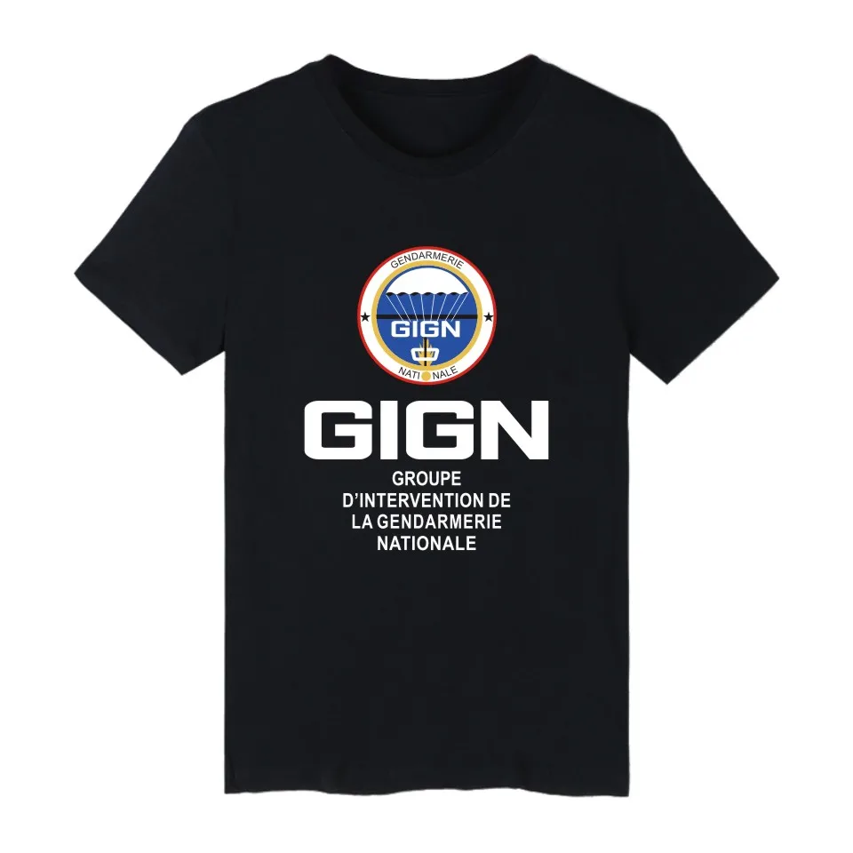 France Special Forces Unit GIGN Gendarmerie Men T-Shirt Mens Summer Clothes Short Sleeve Tops Tees 
France Special Forces Unit GIGN Gendarmerie Men T-Shirt Mens Summer Clothes Short Sleeve Tops Tees