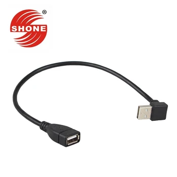 USB2.0 extension cable 90 degree right angle elbow with screw hole can be fixed USB male to female data line 0.3 m
USB2.0 extension cable 90 degree right angle elbow with screw hole can be fixed USB male to female data line 0.3 m