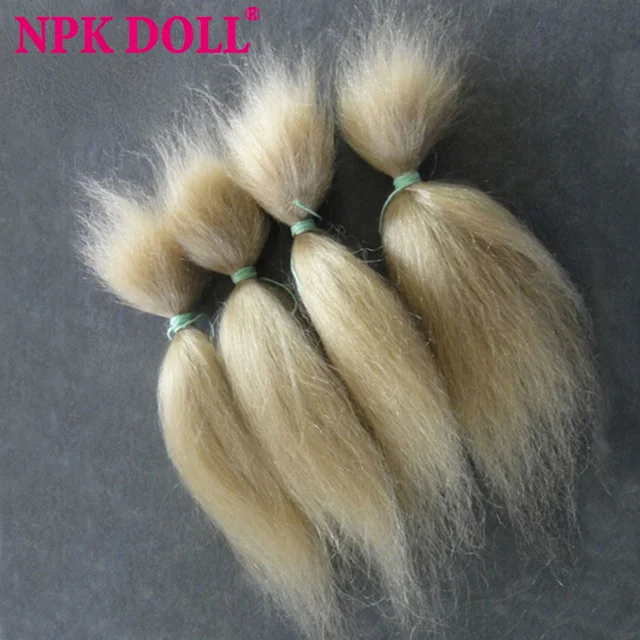 NPK DOLL Reborn Baby Mohair 15g Brown and Blonde 100% Pure Natural Accessories 15cm Angora Goat Hair DIY Newborn Babies Wigs
NPK DOLL Reborn Baby Mohair 15g Brown and Blonde 100% Pure Natural Accessories 15cm Angora Goat Hair DIY Newborn Babies Wigs