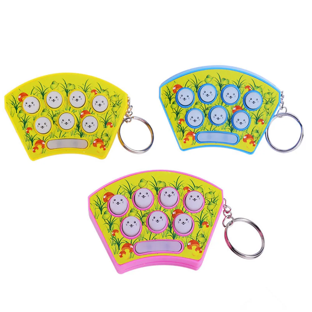 Fun Novelty Toy Gift Anti-stress Whac-a-mole Game Electronic Board Game Portable Decompression Toy Key Buckle For Kid Adult
Fun Novelty Toy Gift Anti-stress Whac-a-mole Game Electronic Board Game Portable Decompression Toy Key Buckle For Kid Adult