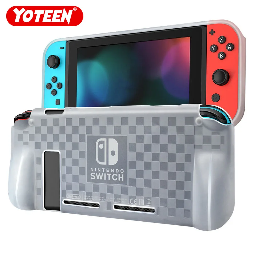 Yoteen for Nintendo Switch Case Transparent Scrub TPU Shell Full Cover Protective Soft with Built-in Comfort Padded Hand Grips
Yoteen for Nintendo Switch Case Transparent Scrub TPU Shell Full Cover Protective Soft with Built-in Comfort Padded Hand Grips