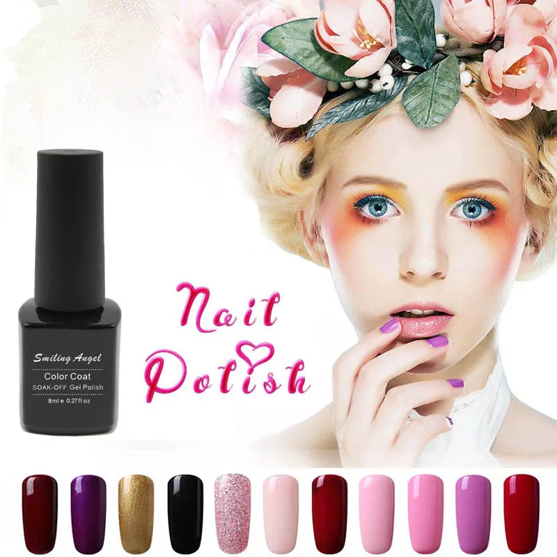 Smiling Angel 8ml Soak Off Gel Nail Polish UV LED Nail Gel Polish Gelpolish Vernis Semi Permanent Nail Art Gel Varnishes Gel Lak
Smiling Angel 8ml Soak Off Gel Nail Polish UV LED Nail Gel Polish Gelpolish Vernis Semi Permanent Nail Art Gel Varnishes Gel Lak