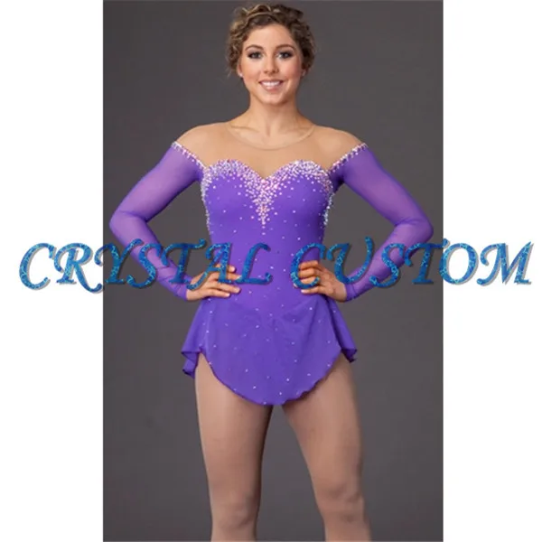 Hot Sales Ice Skating Dresses For Children New Brand Vogue Figure Competition Dress Women DR3067 | Тематическая одежда и