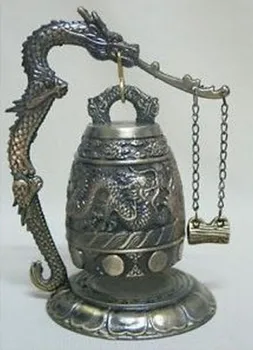tibetan silver Collectable Chinese Brass Dragon Bell statue crafts free shipping copper tools wedding Decoration Brass
tibetan silver Collectable Chinese Brass Dragon Bell statue crafts free shipping copper tools wedding Decoration Brass