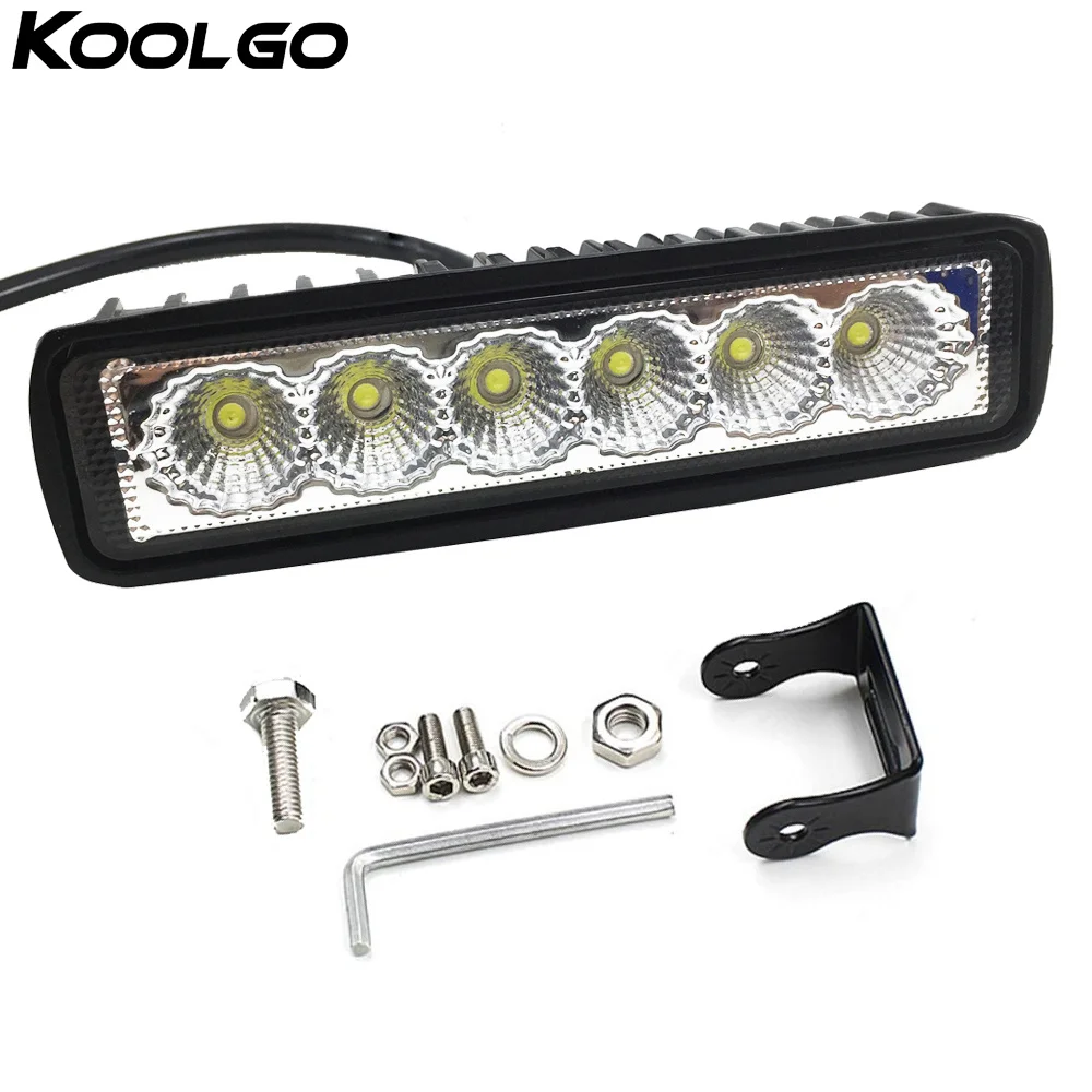 Vehicle 18W Flood LED Work Light ATV Off Road Light Lamp Fog Driving Light Bar For 4x4 Offroad SUV Car Truck Trailer Tractor UTV
Vehicle 18W Flood LED Work Light ATV Off Road Light Lamp Fog Driving Light Bar For 4x4 Offroad SUV Car Truck Trailer Tractor UTV