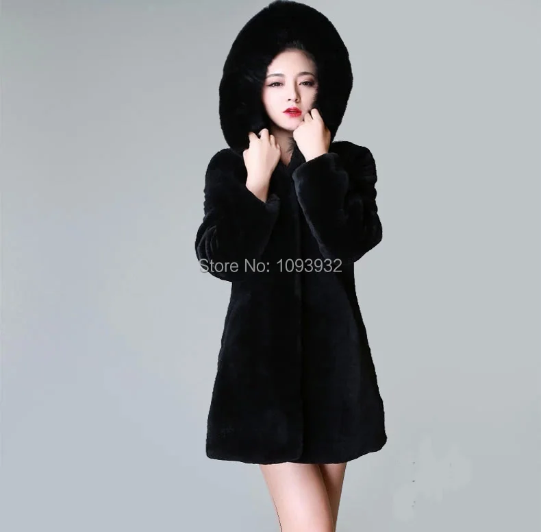 Winter Fashion Women's Faux Rabbit Fur Coat Thick Warm Long Parka With Fur Hood Closure Type:Zipper Black/ White 3XL 4XL 5XL
Winter Fashion Women's Faux Rabbit Fur Coat Thick Warm Long Parka With Fur Hood Closure Type:Zipper Black/ White 3XL 4XL 5XL