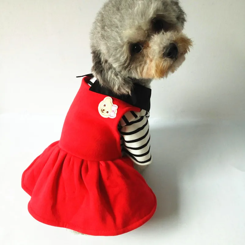 Small Dogs Clothes Dresses Princess Winter Cats Coat For Pets Dress Skirt Party Cute Fashion Costume Manteau chien Ropa perro 
Small Dogs Clothes Dresses Princess Winter Cats Coat For Pets Dress Skirt Party Cute Fashion Costume Manteau chien Ropa perro