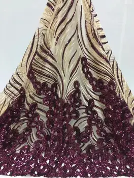 Best selling beautiful sequins embroidered high quality French mesh Nigeria lace JOY-040189 African lace tulle for wedding dress
Best selling beautiful sequins embroidered high quality French mesh Nigeria lace JOY-040189 African lace tulle for wedding dress