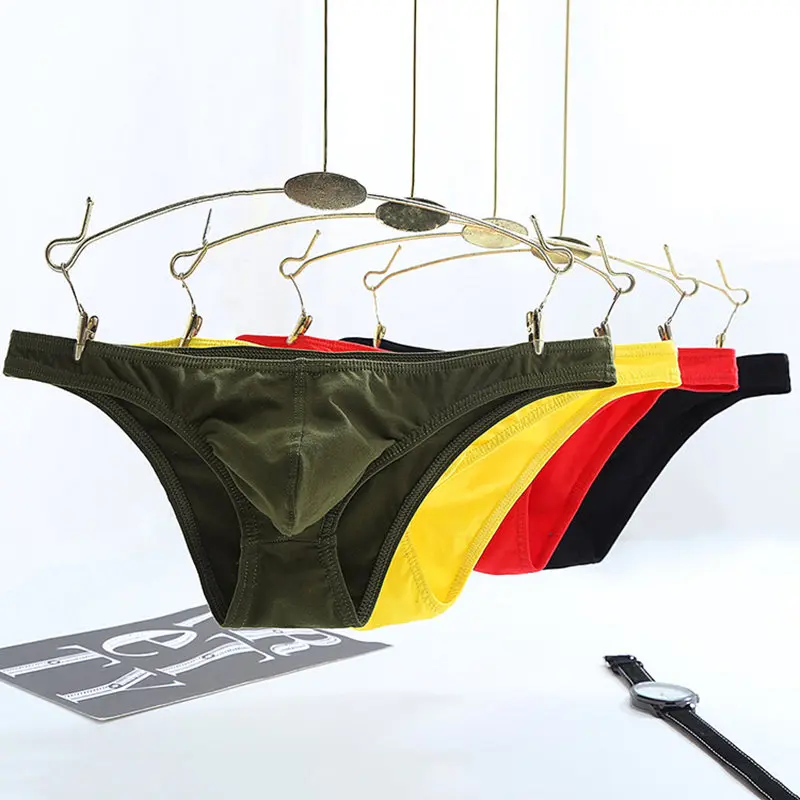 4PCS Mens Underwear Sexy Low rise Lingerie Briefs Males Solid Color Underpants Homme Cueca Panties Soft Jockstrap Summer Newly
4PCS Mens Underwear Sexy Low rise Lingerie Briefs Males Solid Color Underpants Homme Cueca Panties Soft Jockstrap Summer Newly