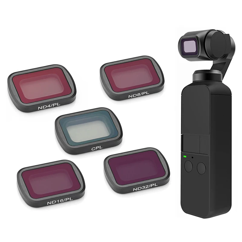 For DJI Osmo Pocket Accessories Handheld Gimbal Lens Filters ND-PL ND4 ND8 ND16 ND32 CPL Filter For DJI Osmo Pocket Camera
For DJI Osmo Pocket Accessories Handheld Gimbal Lens Filters ND-PL ND4 ND8 ND16 ND32 CPL Filter For DJI Osmo Pocket Camera
