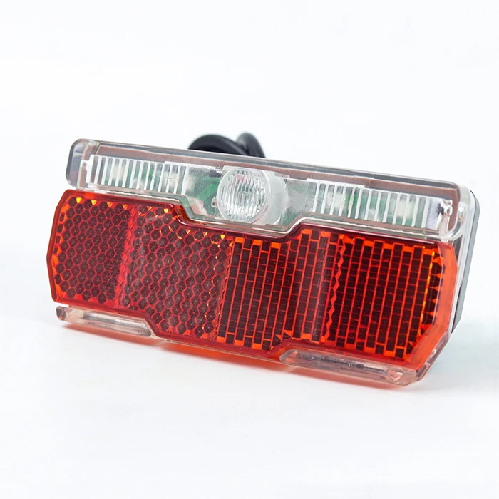 Cheap ebike light with headlight and taillight set suitable for Input 12V 24V 36V 48V bafang Led Lamp e bike light fornt 7