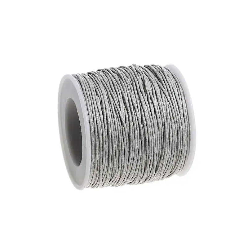 Pratical Craft DIY Tools Cotton Jewelry Thread Cord Gray Garment Home Textile Sewing Tool 1mm, 1 Roll (Approx 90 Meters/Roll)
Pratical Craft DIY Tools Cotton Jewelry Thread Cord Gray Garment Home Textile Sewing Tool 1mm, 1 Roll (Approx 90 Meters/Roll)
