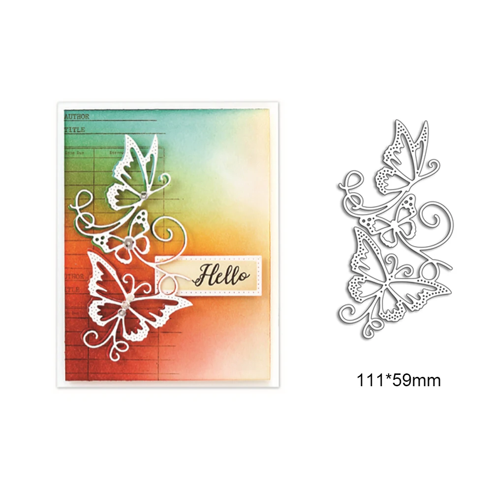 Hemere flowing butterflies Etched dies Metal Cutting Dies Stencil for DIY Scrapbooking Paper Album Card Craft Embossing Dies Cut
Hemere flowing butterflies Etched dies Metal Cutting Dies Stencil for DIY Scrapbooking Paper Album Card Craft Embossing Dies Cut
