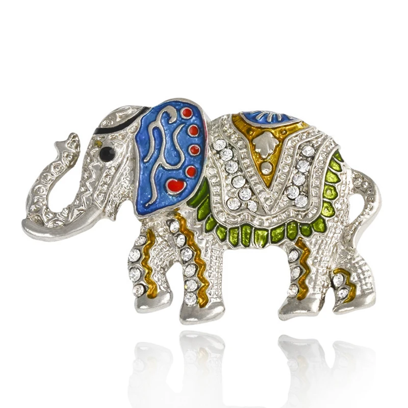 Fashion Elephant Brooch Pins for Women Enamel Cartoon Decoration Rhinestone Brooches Pins Men's Suit Jewelry Accessories Gift
Fashion Elephant Brooch Pins for Women Enamel Cartoon Decoration Rhinestone Brooches Pins Men's Suit Jewelry Accessories Gift