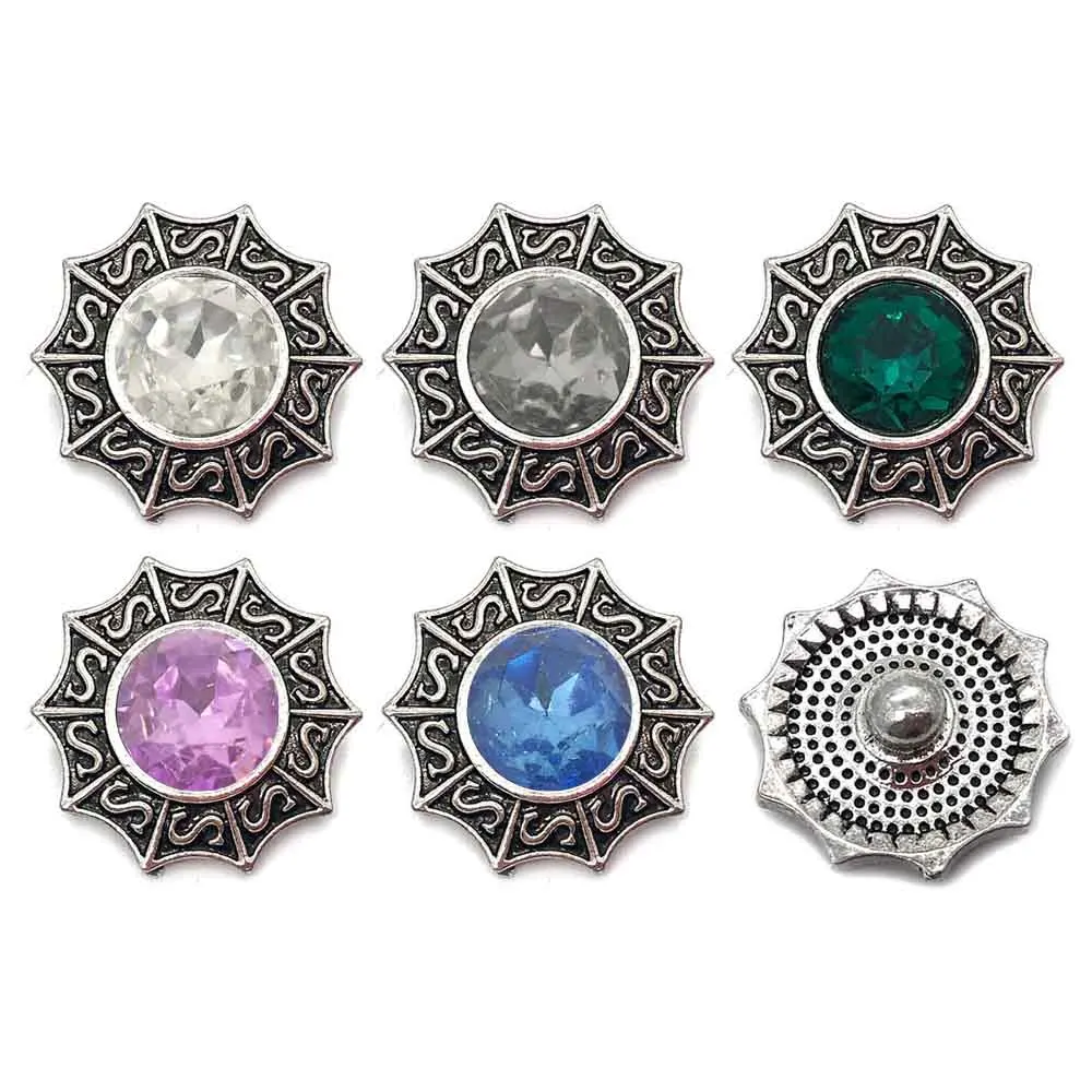 Wholesale w012 flower 18mm 20mm rhinestone metal button for snap button Bracelet Necklace Jewelry For Women Silver jewelry
Wholesale w012 flower 18mm 20mm rhinestone metal button for snap button Bracelet Necklace Jewelry For Women Silver jewelry