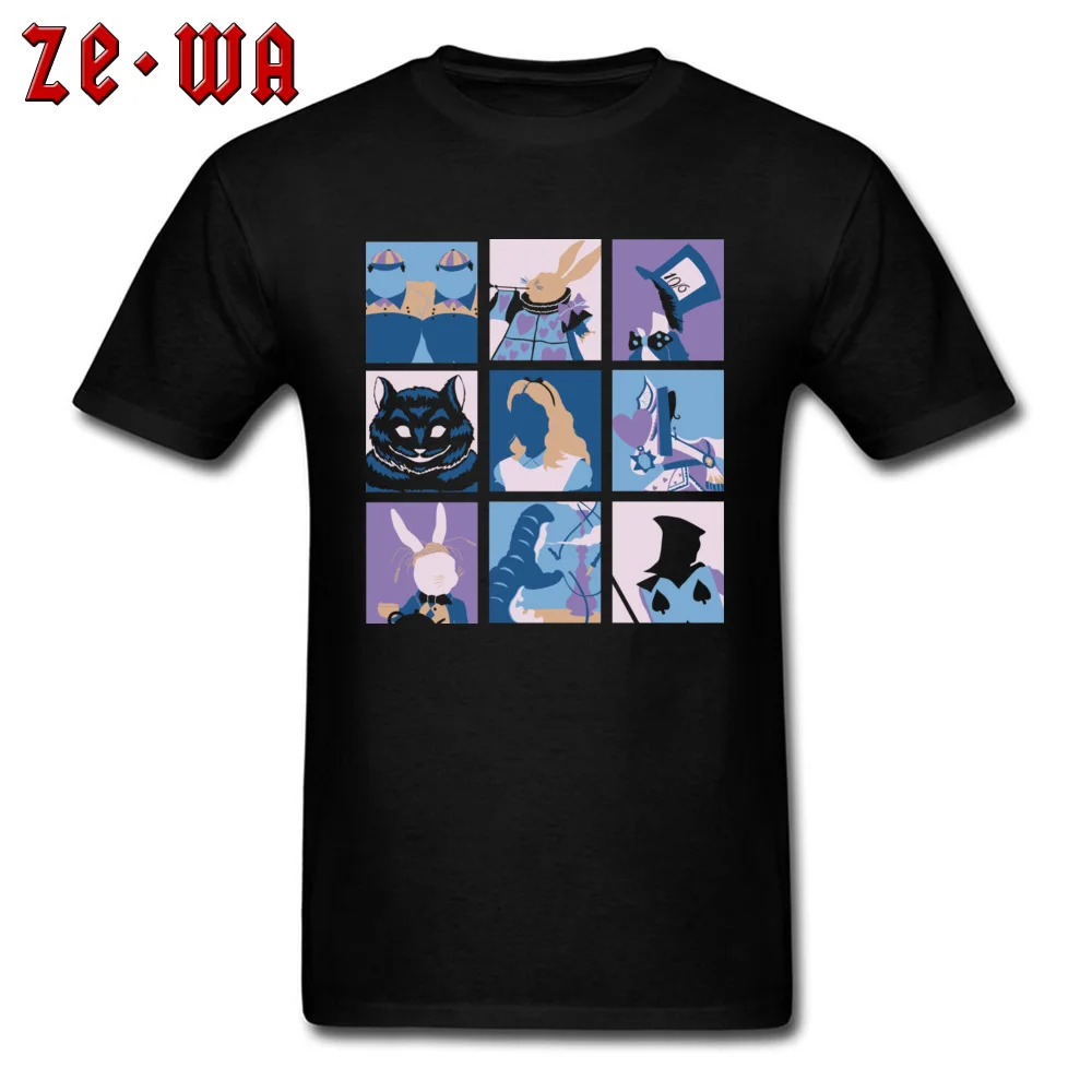 T Shirt For Men Alice Art TShirt Slim Fit Tops T-Shirts Crewneck Wonderland Cartoon Pure Cotton Short Sleeve Clothes Black
T Shirt For Men Alice Art TShirt Slim Fit Tops T-Shirts Crewneck Wonderland Cartoon Pure Cotton Short Sleeve Clothes Black