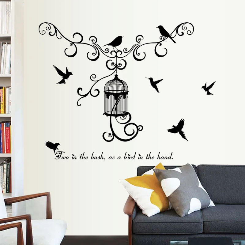 Bird Cage Bedroom Office Living Room Background Removable Self-adhesive Window Door Wall Stickers Decals Decor Art Mural dc23
Bird Cage Bedroom Office Living Room Background Removable Self-adhesive Window Door Wall Stickers Decals Decor Art Mural dc23
