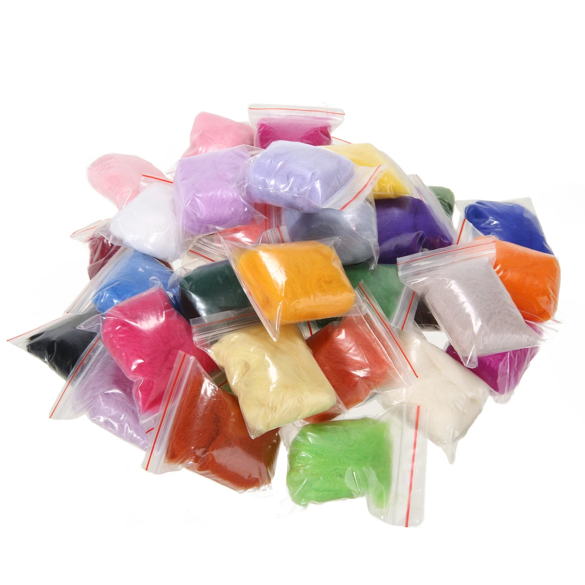 36 Color 3g Wool Felt Roving Felting Wool Fiber Starter Handmade DIY Kit For Needle Felting Doll Animals Bear Model Toy Gifts