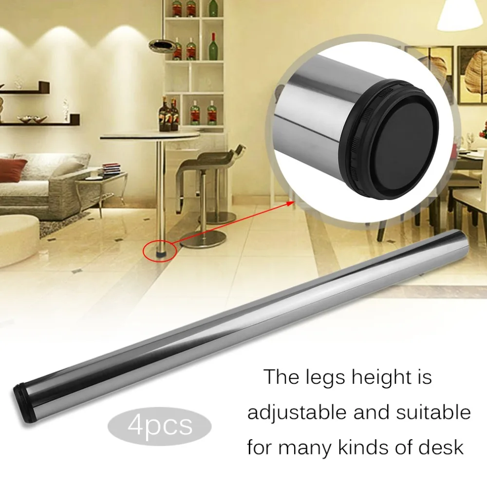 4 Pcs Chrome Adjustable Safety Breakfast Bar Table Legs Desk Kitchen Home Worktop Support Protecting 870mm Furniture Guard
4 Pcs Chrome Adjustable Safety Breakfast Bar Table Legs Desk Kitchen Home Worktop Support Protecting 870mm Furniture Guard