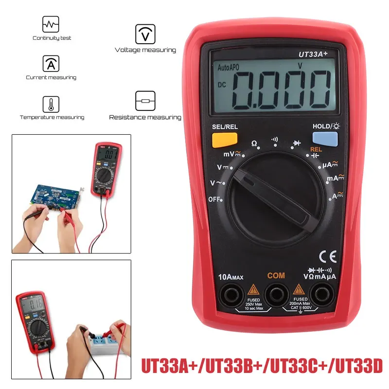 Portable 600V Digital Multimeter for Multi Function Multimeter Instrumentation for Test Digital Voltmeter Home Kit Household
Portable 600V Digital Multimeter for Multi Function Multimeter Instrumentation for Test Digital Voltmeter Home Kit Household