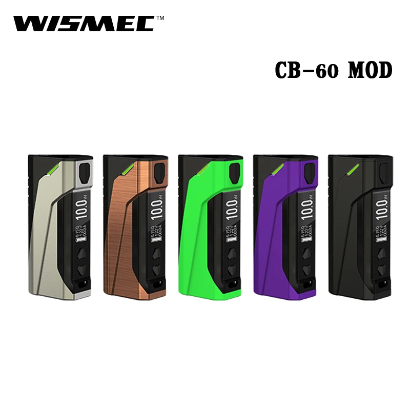 Original Wismec CB-60 60W CB-60 Box MOD 2300mAh Battery CB 60 Electronic Cigarette Vape MTL Vaping Can Match Amor NS Tank
Original Wismec CB-60 60W CB-60 Box MOD 2300mAh Battery CB 60 Electronic Cigarette Vape MTL Vaping Can Match Amor NS Tank