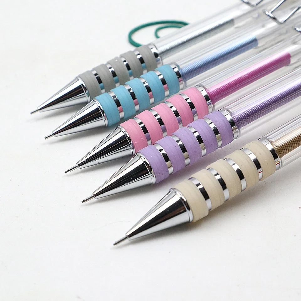 2Pcs High Quality Mechanical Pencil 0.5~0.7mm Metal+Spring Swing Output The Refill Drawing Automatic Pencil Send 2 Pencil Lead
2Pcs High Quality Mechanical Pencil 0.5~0.7mm Metal+Spring Swing Output The Refill Drawing Automatic Pencil Send 2 Pencil Lead