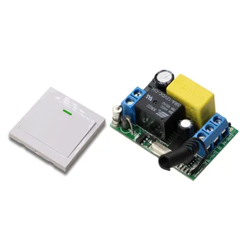 New AC220 V 1CH Wireless Remote Control Switch System Receiver and Wall Panel Remote Transmitter Sticky Remote Smart Home Switch
New AC220 V 1CH Wireless Remote Control Switch System Receiver and Wall Panel Remote Transmitter Sticky Remote Smart Home Switch